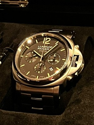 PANERAI LUMINOR DAYLIGHT * PAM356 * STAHLBAND * AUTOMATIK * BOX & PAPIERE *
