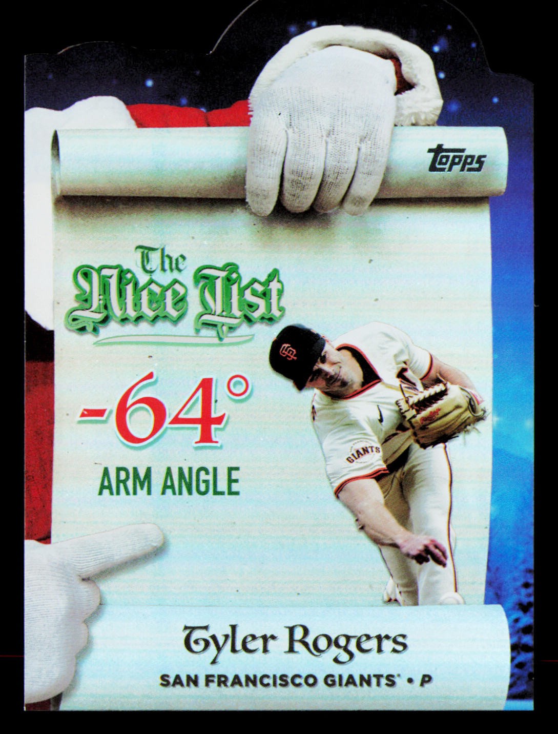 2025 Topps Holiday #MNL-22 Tyler Rogers Making the Nice List