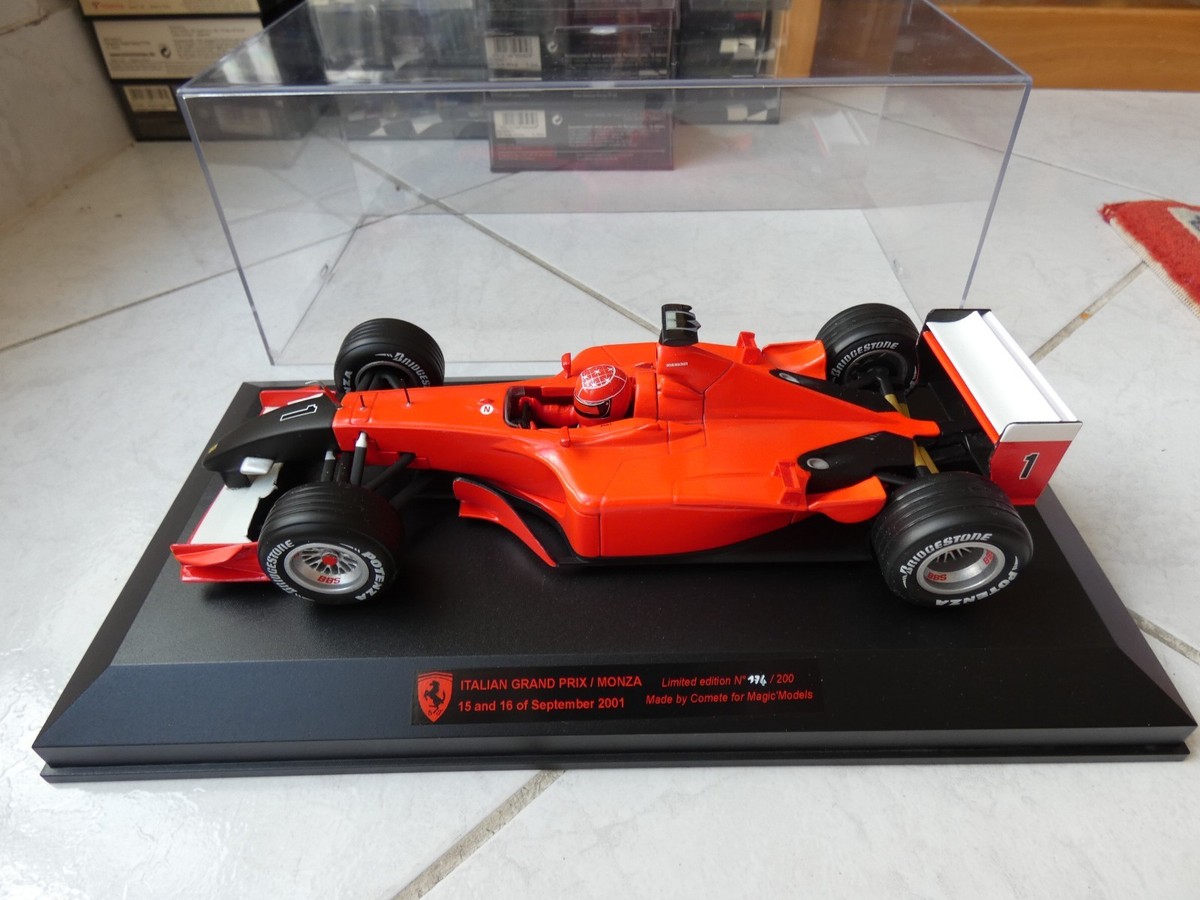 ミニカー Ferrari F2001 Italian GP magic models Ferrari F2001 Michael Schumacher #1 Italian GP 2001 Black