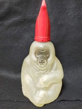 Super Nikka Whisky Japanese Zodiac Monkey Hat Glass bottle (empty) From Japan
