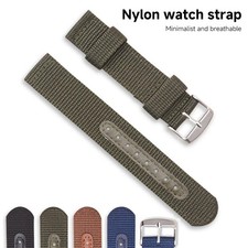 Premium Nylon Canvas Watch Strap 18mm 20mm 22mm 24mm Quick Release Band