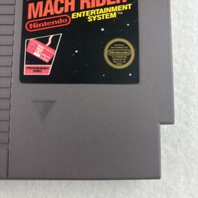 Mach Rider NES Nintendo 5 Screw Cart, Manual & RENTAL CASE Tested