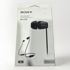 Sony WI-C310 Bluetooth Wireless Neckband Earbuds Magnetic Black