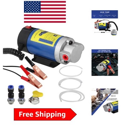 Self-Priming 100W Engine Oil Pump - Quick and Safe Oil Changes for All Vehicles