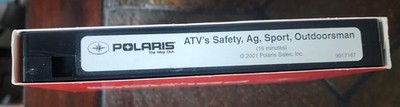 Polaris 2001 ATC Safety Ag Sport Outdoorsman VHS 15 Minutes 9917167 