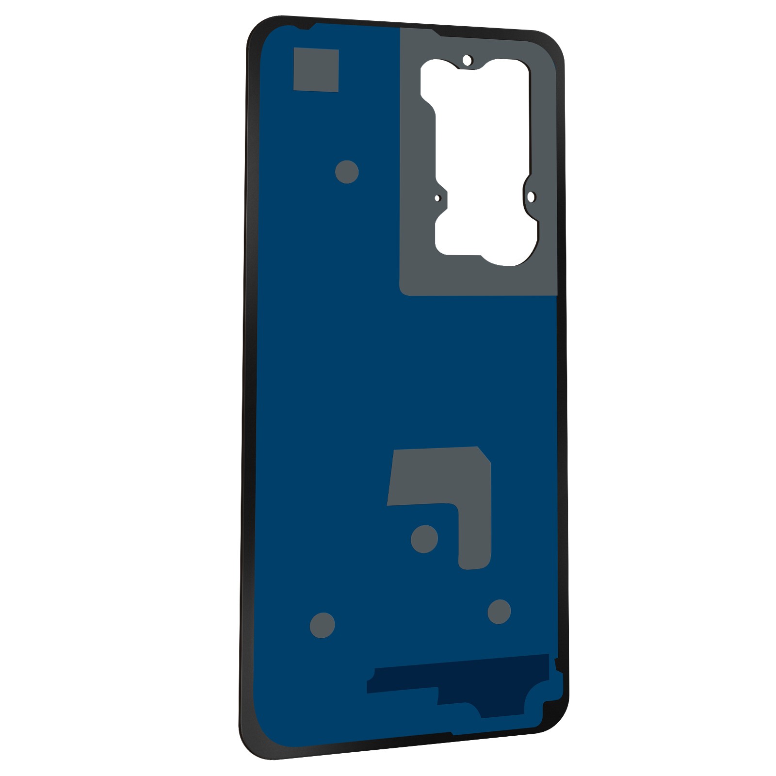 Cache batterie pour C75 4G Clappio avec adhesif de rechange noir - 2