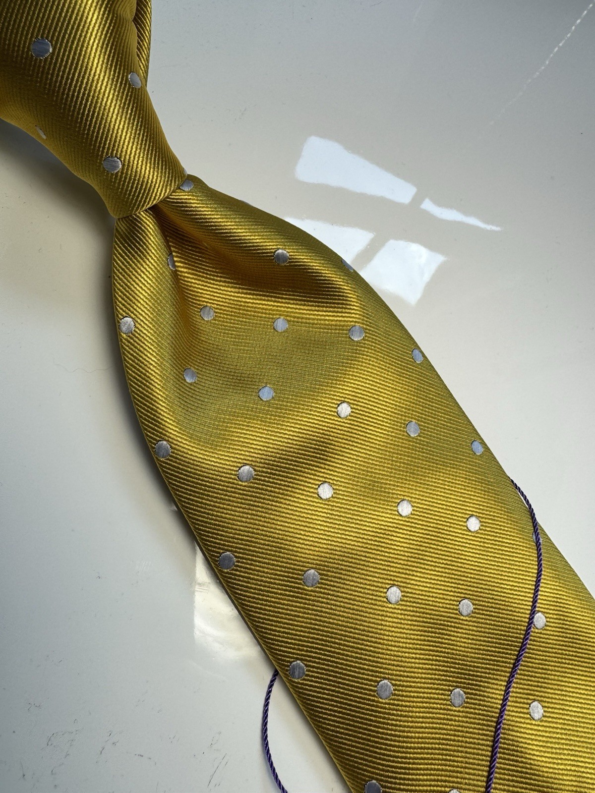 NWT VERSE 9 MULTI COLOR POLKA DOTS STYLE PRINT SILK DESIGNS NECK TIE & HANKY