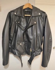 Zara Women's Leather  Jacket Size L