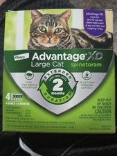 Advantage XD Large Cat Flea Prevention Treatment 4 Doses