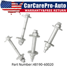 4PCS Lower Control Arm Cam Bolts Kit For Toyo...