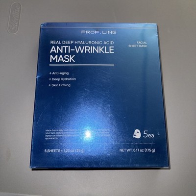 PROF. LING Deep Hydration Anti-Aging Hyaluronic Acid Facial Sheet Mask 5 Sheets