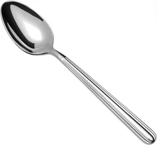 Metropolitan 18/10 Stainless Steel Flatware Solid Handle Tea/Coffee Spoon, Set o