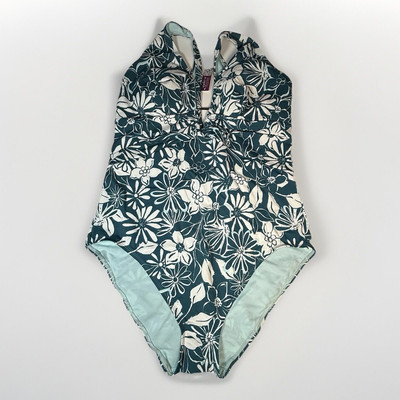 Swimsuit Andria Contour Plus One Piece Floral Print Women's Size 2X NWT