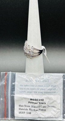 Bomb Party April 2026 Size 7 RG50310 'Forever Yours' Diamond CZ