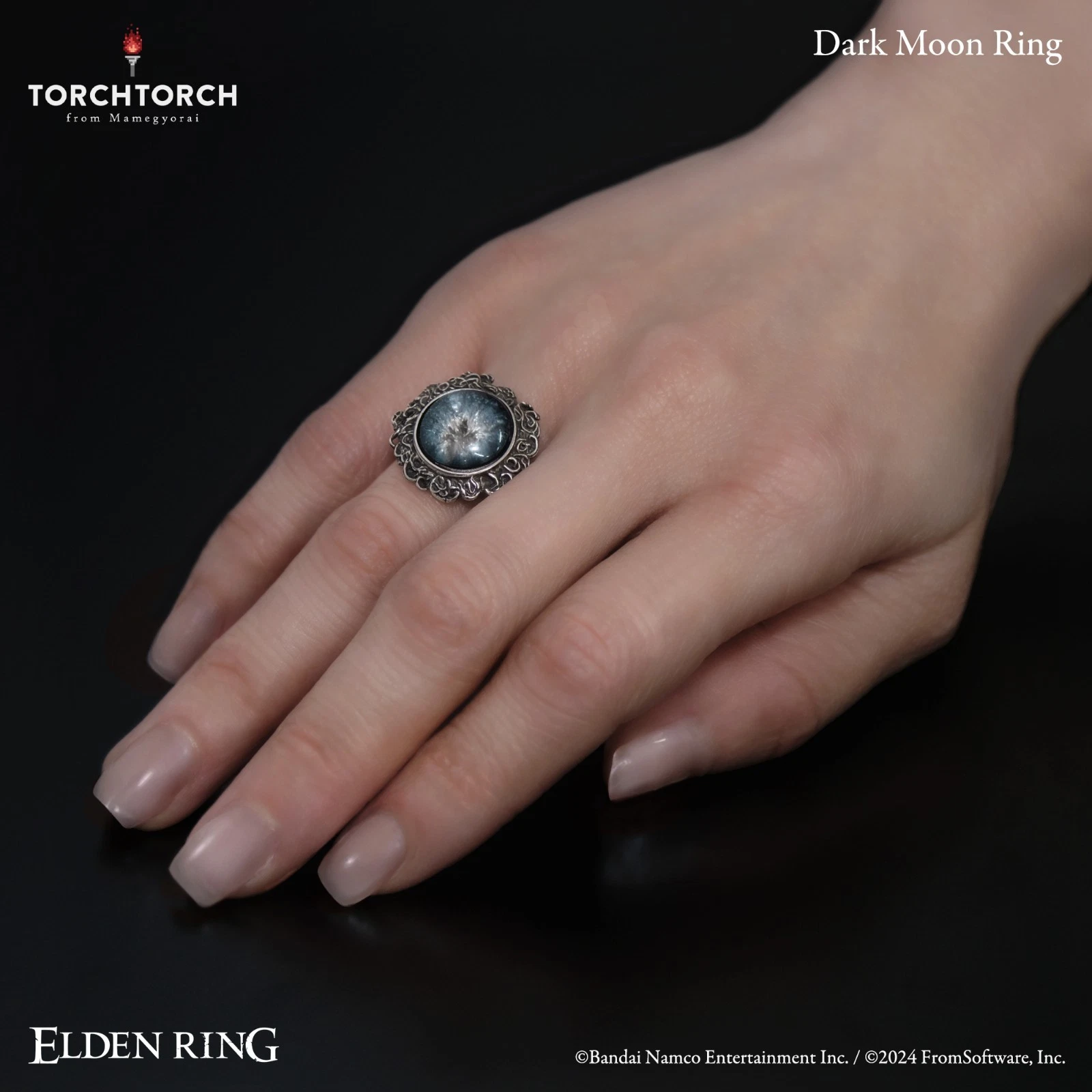 Dark Moon Ring | ELDEN RING x TORCH TORCH Official Silver
