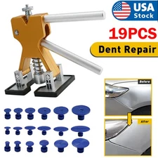 19 PCS Car Paintless Dent Repair Puller Remover Kit Lifter Dint Hail Damage Tool