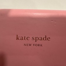 KATE SPADE so Happy To See You Eyeglass Hard Case Pink/Green Never Used