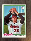 1978 Topps Nolan Ryan #400 Angels HOF MLB Vintage Baseball Card