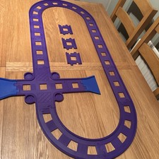 Elc Happyland Happy Street Bundle Joblot Purple Train Track 15 Pieces 