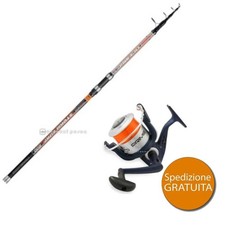 KIT PESCA CANNA TRABUCCO OCEANIC STORM SURF 4.00 M+MULINELLO VIGOR PRIME FD 80