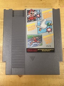 Super Mario Bros./ Duck Hunt / World Class Track Meet Nintendo NES Cart W Sleeve