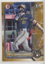 2022 Bowman Prospects Gold Border 15/50 Jheremy Vargas #BP-144 0c6