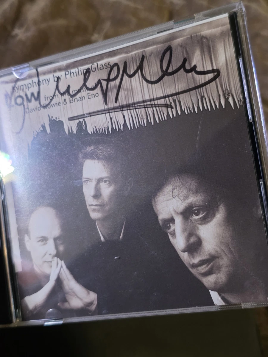 Philip Glass - LOW Symphony - Music of Eno & Bowie - Autographed Insert