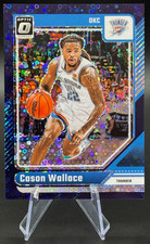 2024-25 Cason Wallace /99 Donruss Optic Fast Break Purple Disco #191 THUNDER
