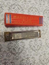 Vintage Hohner Marine Band Harmonica No. 364 In Original Box Key Of C