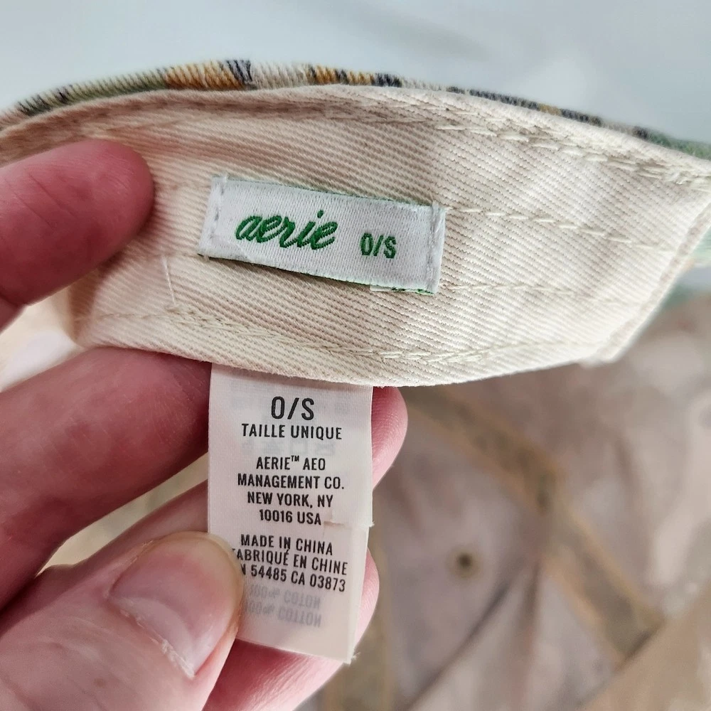 Aerie Hat One Size Cap Strapback Animal Print Safari Jungle AOP Adjustable