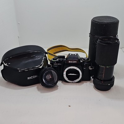 Ricoh KR-30SP Program 35mm SLR Camera Rikenon 50mm f/2 Takumar 70-210mm Tested