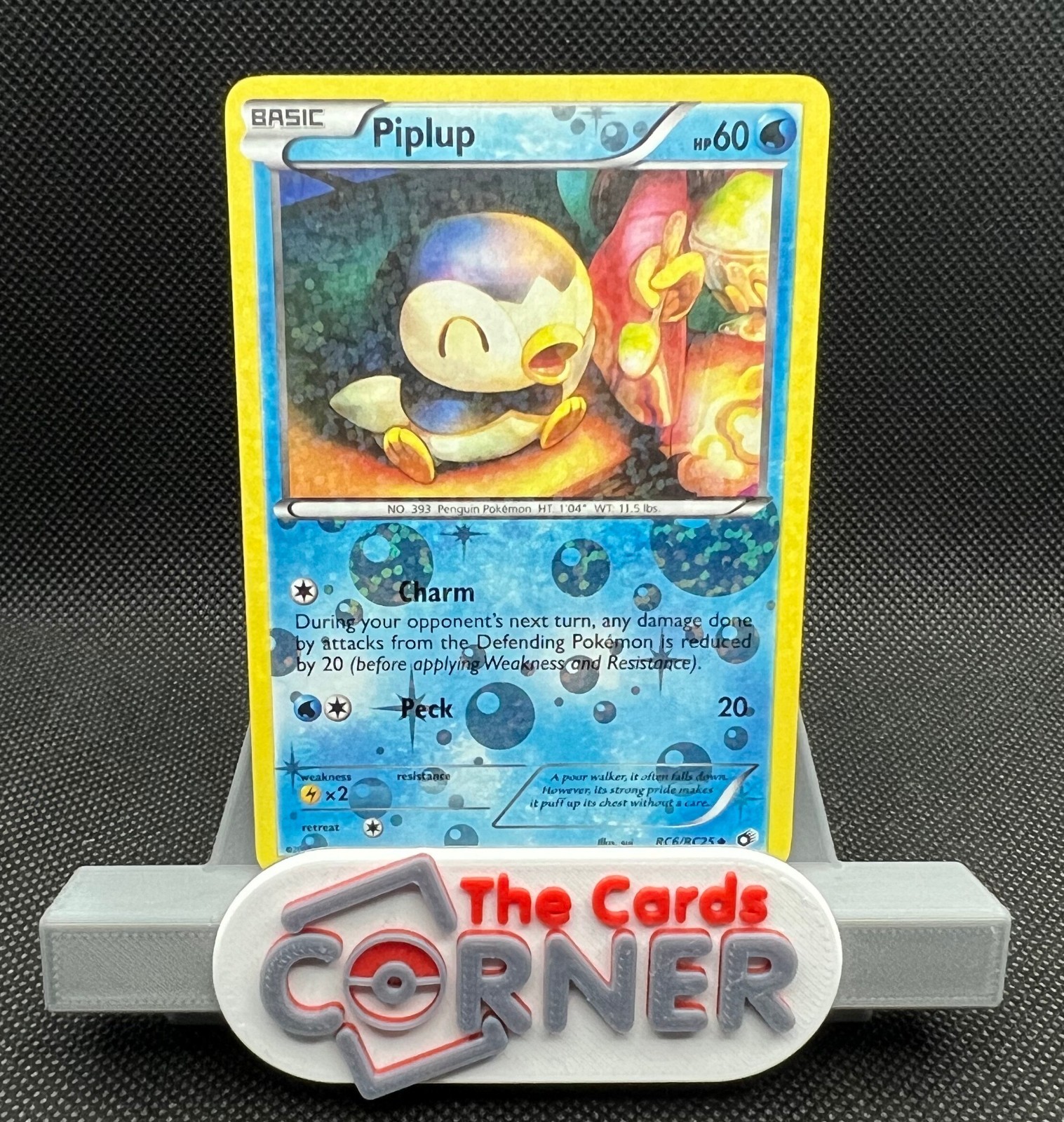 Piplup RC6/RC25 Pokemon Legendary Treasures Radiant Collection LP