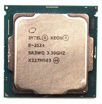 Intel Xeon E-2124 SR3WQ 3.30GHz 8 MB 4-Core LGA1151 Socket CPU Processor