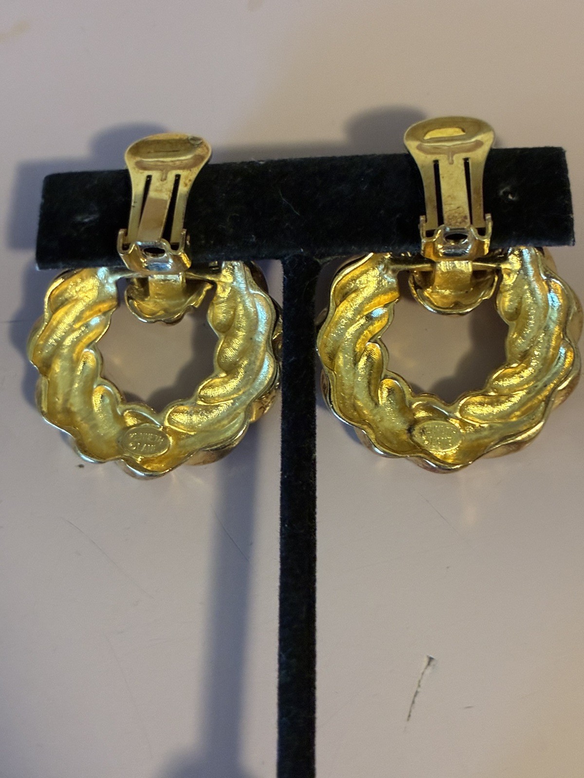 Kenneth Jay Lane 1980's classic twisted doorknock… - image 4