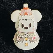SDR Minnie Winter Snowman Christmas Holiday Mystery SDL Shanghai Disney Pin SHDR