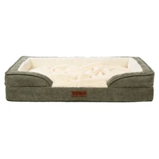 Furhaven Pet Products Medium Nest-Top Perfect Comfort Sofa Orthopedic Ped Bed,