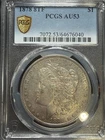 1878 P Morgan Silver Dollar PCGS AU-53 8TF