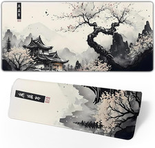 Japanese Mouse Pad, Large Japanese Desk Mat, XL Anime Gaming Keyboard Mat, Non-S