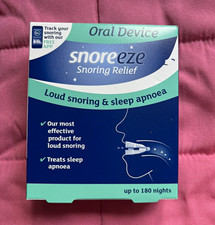 Snoreeze Oral Device Mouthpiece for Snoring & Sleep Apnoea BPA-Free Latex-Free
