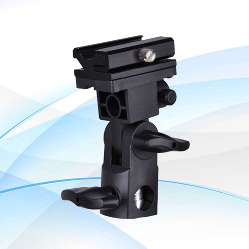 Plastic Flash Bracket Flash Mount Swivel Light Stand Bracket - Picture 2 of 11