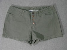 TI11459  OLD NAVY  DENIM WOMENS JEAN SHORTS sz8 GREEN