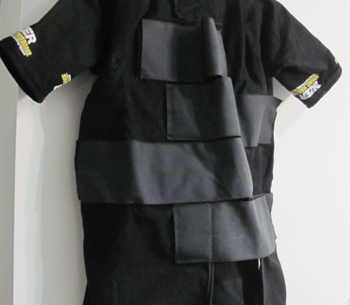 INZER ベンチシャツ　デニム生地 Inzer Standard Denim Bench Shirt 48 Black Partial Open Back with 4
