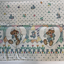 Riegel Teddy Beddy Bear Receiving Blanket Hearts