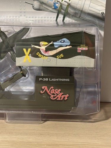 2004 Corgi Nose Art P-38 Lightning 'Sweet Sue'' Model Aircraft Sealed - Picture 3 of 8