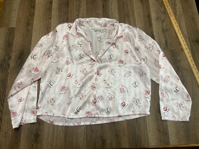Haut De Nuit Gilligan & O'Malley Taille XS - Coupe Slim, Coussinets Amovibles, Couleur Violet, Neuf Avec étiquette
