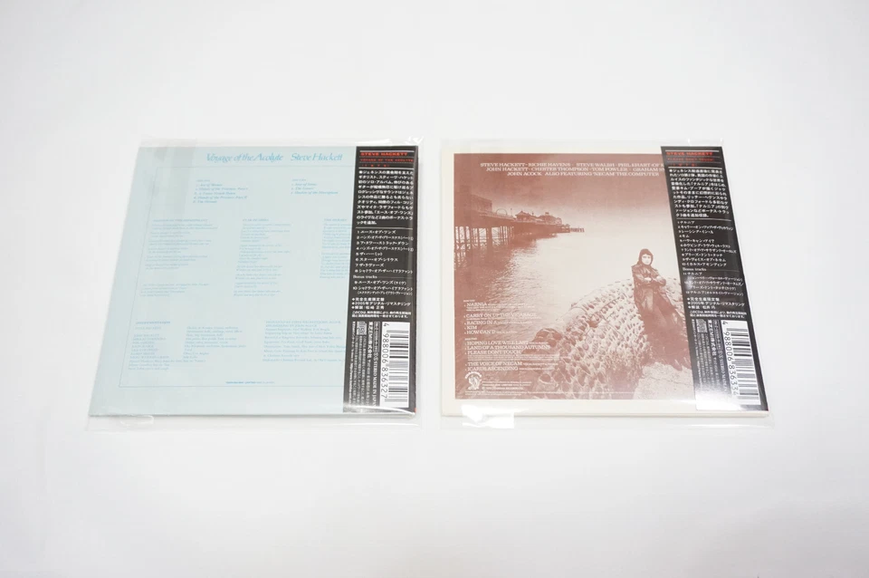 Steve Hackett - Mini LP CD 4 Titles Set Promo Replica Paper Sleeve Obi Japan - Image 4 of 4
