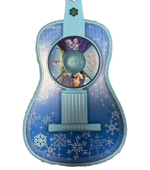Disney Frozen Guitar Toy Crystal Magic Touch Musical Instrument Anna