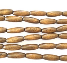 Dark Brown Oval Wood Beads-Wodden Beads jewelr making beads