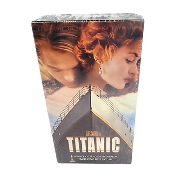 Titanic (VHS, 1997, 2-Tape Set, Full Screen) THX Brand New Factory Sealed PG-13