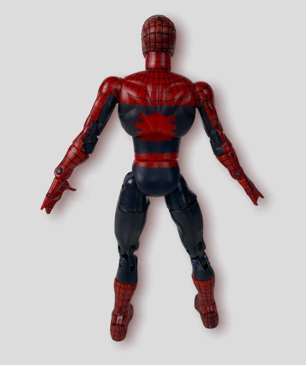 2002 Toybiz Super Poseable Magnetic Feet Spider-Man Action Figure